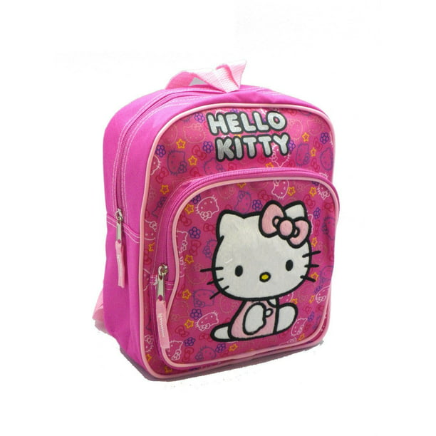 Hello Kitty Backpack School Bag Girls Sanrio Pink Kids Mini Book Toddler Plush